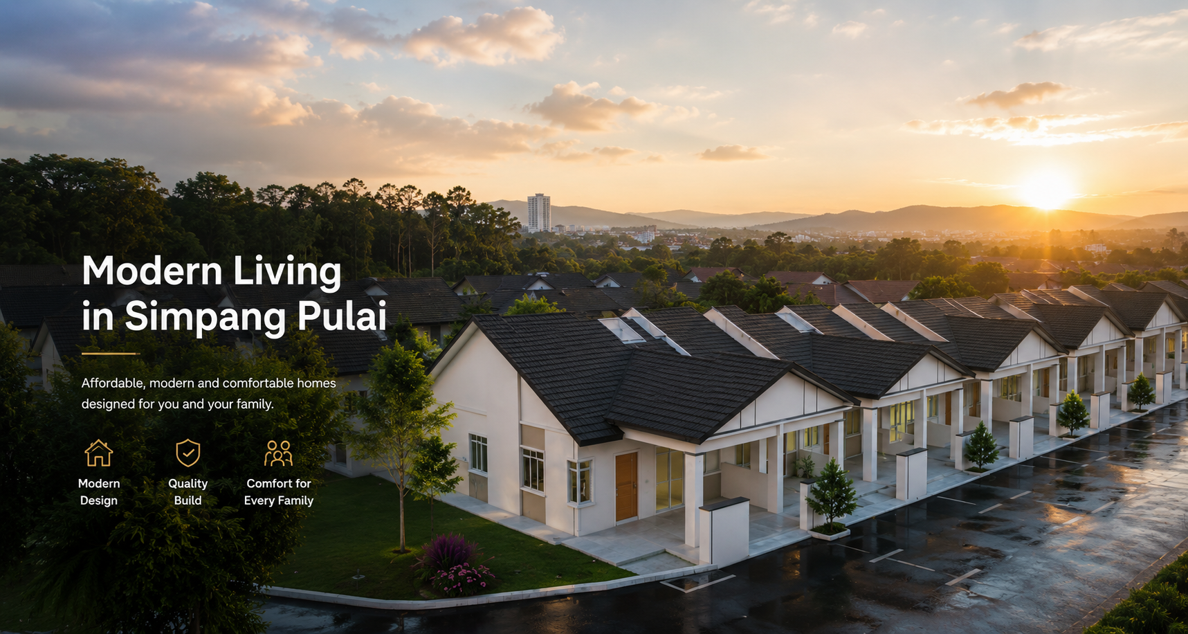 Taman Raia Simpang Pulai Single Storey Terrace House Development in Ipoh Perak